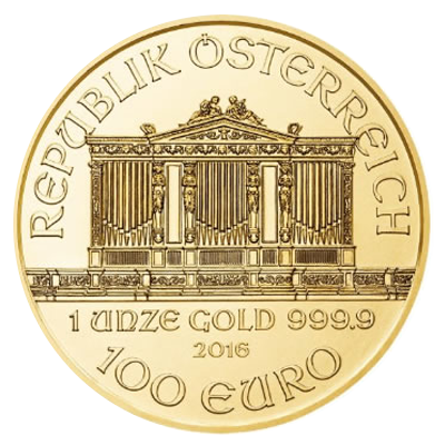 Wiener Philharmoniker Goldmünze - 100 EURO Nennwert